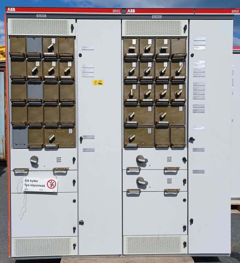 3150A 400V Icw 50kA keskus ABB MNS-W