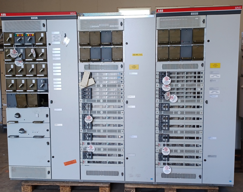 3150A 400V Icw 50kA keskus ABB MNS