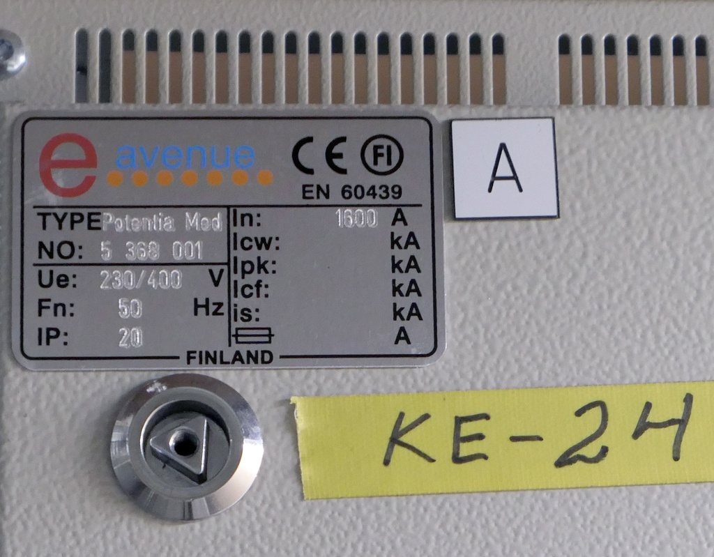 1600A 400V E-Avenue - 2 LV panels