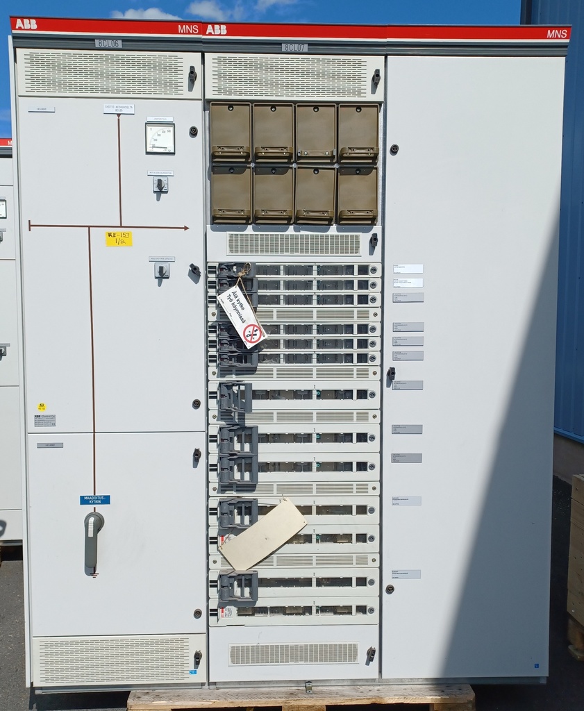 3150A 400V Icw 50kA low voltage center ABB MNS-W (8CL) fields 06-10