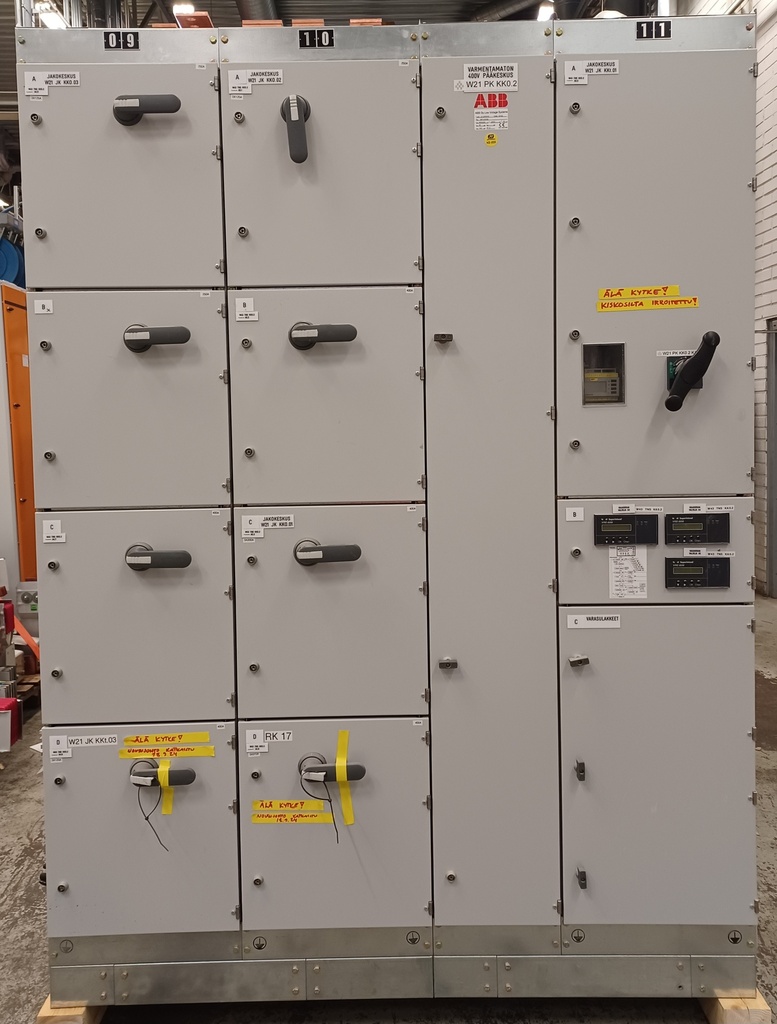 2000A 400_230V Icw 65kA Ipk 143 kA ABB KK0.2 fields 09-11 low voltage center