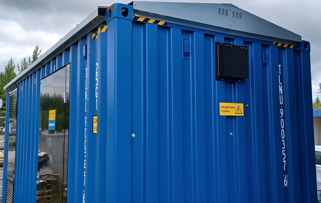 1000kVA 10/0,4kV konttimuuntamo