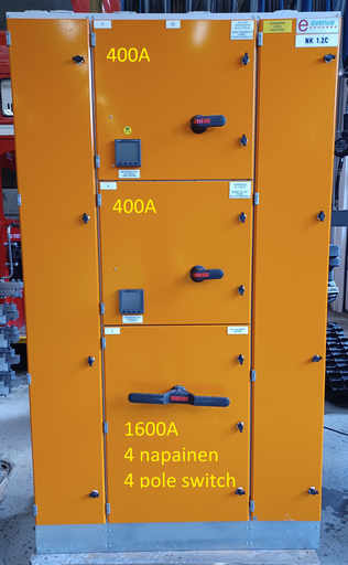 [KE-163] 1600A 230_400V Icw 50kA Ipk 105kA panel 03 EAvenue NK1.2C 2/5 low voltage center