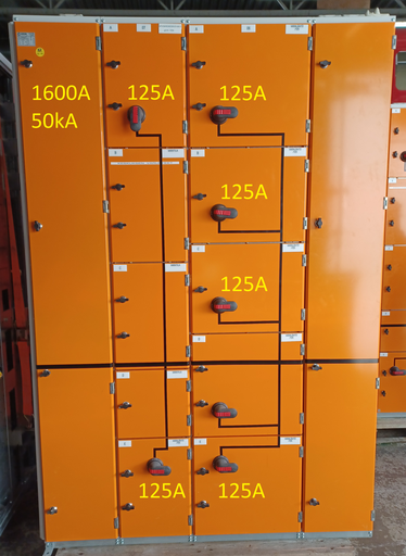 [KE-189] 1600A 230_400V Icw 50kA Ipk 105kA fields 06-07 EAvenue PK2.1C low voltage center