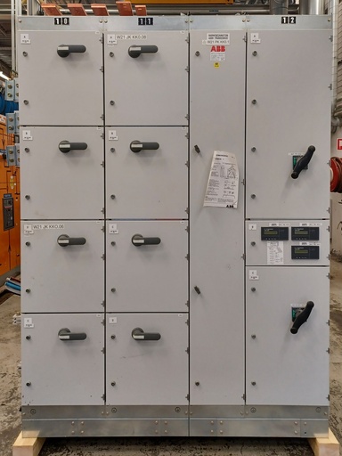 [KE-202] 2000A 400_230V Icw 65kA Ipk 143 kA ABB KK0.1 fields 10-12 low voltage center