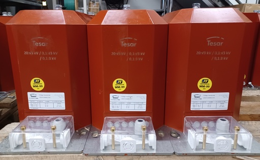 [MM-99] Voltage transformer Tesar FD11 20000:V3/100:V3/100:3 25VA cl 0,2; 50VA