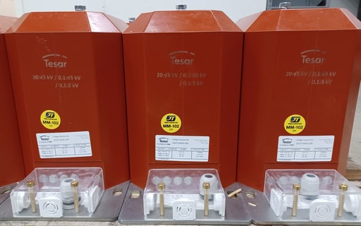 [MM-102] Voltage transformer Tesar FD11 20000:V3/100:V3/100:3 25VA cl 0,2; 50VA