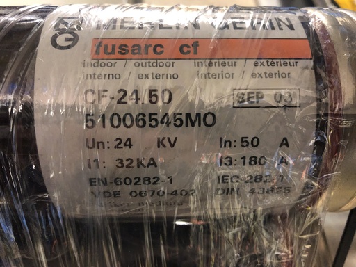 [KJS17] 24 kV-50A MG medium voltage fuse