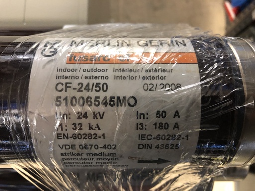 [KJS18] 24 kV-50A MG medium voltage fuse