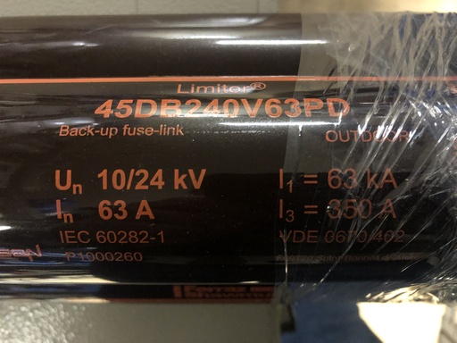 [KJS21] 24 kV-63A Limitor medium voltage fuse