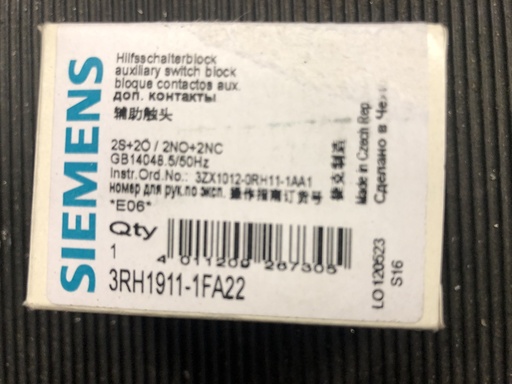 [3RH1911-1FA22] Siemens 3RH1911-1FA22 apurele