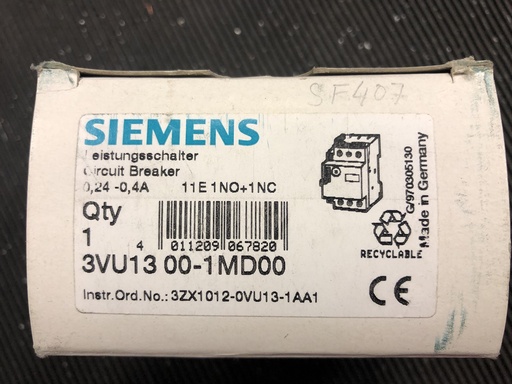 [3VU1300-1MD00] Siemens 3VU1300-1MD00 protective switch 0,24-0,4A