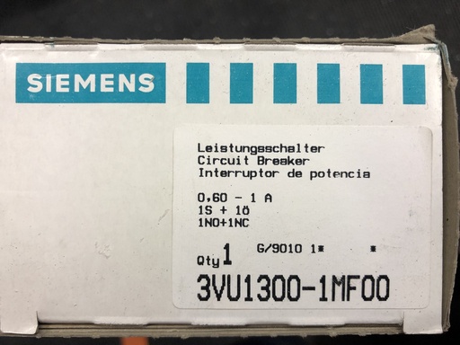 [3VU1300-1MF00] Siemens 3VU1300-1MF00 protective switch 0,6-1A
