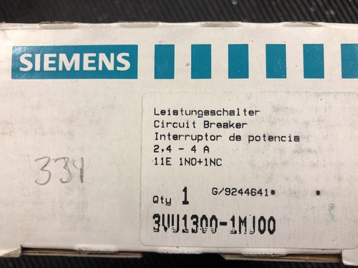 [3VU1300-1MJ00] Siemens 3VU1300-1MJ00 protective switch 2,4-4A