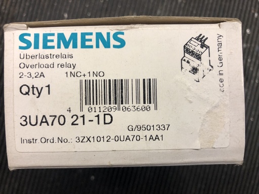 [3UA7021-1D] Siemens Siemens 3UA7021-1D overload relay 2-3,2A