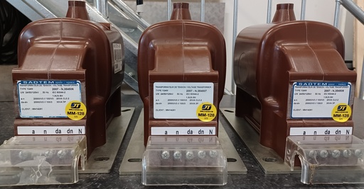 [MM-128] Jännitemuuntaja Sadtem Y24M 20000:V3/100:V3/100:3 20VA cl 0,2; 30VA